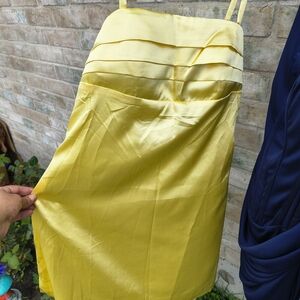 Elegant Yellow Prom Dress